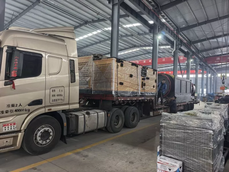 Jinqi Mining Machinery Россияга барабанды бөлүүчү жана колдоочу жабдуулардын партиясын жөнөтөт